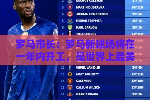 罗马市长：罗马新球场将在一年内开工，是世界上最美丽的球场之一