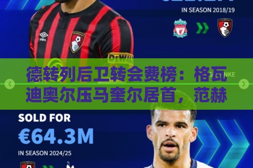 德转列后卫转会费榜：格瓦迪奥尔压马奎尔居首，范赫克位列第18