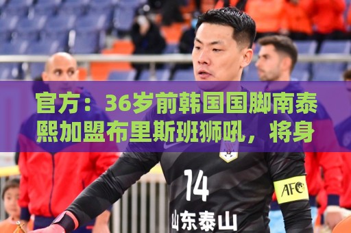 官方:36岁前韩国国脚南泰熙加盟布里斯班狮吼,将身披10号球衣 官方:36岁前韩国国脚南泰熙加盟布里斯班狮吼,将身披10号球衣