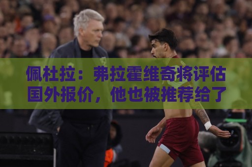 佩杜拉:弗拉霍维奇将评估国外报价,他也被推荐给了那不勒斯 佩杜拉:弗拉霍维奇将评估国外报价,他也被推荐给了那不勒斯